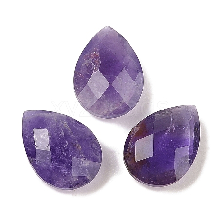 Natural Amethyst Cabochons G-C146-05A-1