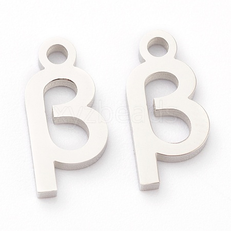 Non-Tarnish 304 Stainless Steel Charms STAS-G244-01B-1