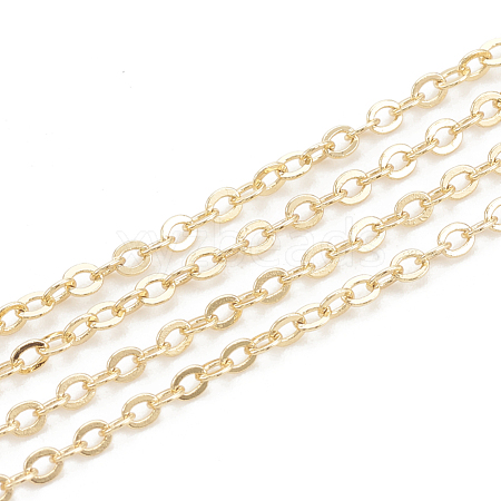 3.28 Feet Brass Cable Chains X-CHC-N015-11G-1