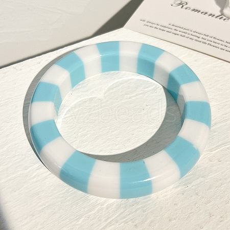 Resin Bangles BJEW-H600-58B-05-1