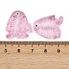 Transparent Glass Enamel Beads LAMP-U004-06R-3
