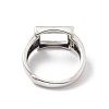 925 Sterling Silver Adjustable Ring Components STER-C011-14AS-3