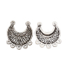 Tibetan Style Alloy Chandelier Components Links PALLOY-TA0001-21AS-3