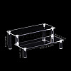 2-Tier Acrylic Action Figures Display Riser Stands PW-WG74712-09-1