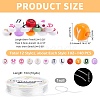 1234Pcs 12 Style Opaque Acrylic Beads OACR-PH0001-70-2