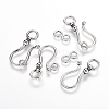 Tibetan Style S Hook Clasps LS-LF5091Y-1