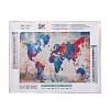 DIY Diamond Painting Map Canvas Kits DIY-M030-01-3