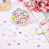 750Pcs 3 Style Plastic Beads KY-NB0001-30-6