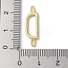 Rack Plating Brass Connector Charms KK-P245-07G-D-3