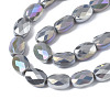 Electroplate Glass Beads Strands EGLA-S194-11A-A01-3