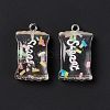 Transparent Resin Pendants RESI-I045-01C-3