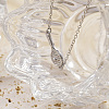Unique Stainless Steel Tennis Racket Pendant Necklaces for Women QA5150-2-1