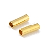 Brass Tube Beads KK-B120-03C-G-2