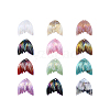 Electroplated Rainbow Resin Pendants RESI-CJ0001-133-1