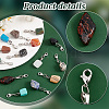 Gemstone Nuggets Pendant Decoration HJEW-AB00382-4