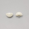 1-Hole Plastic Buttons BUTT-WH0022-06H-1