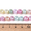 Anti-Tarnish Electroplate Glass Beads Strands GLAA-N064-8mm-01-2