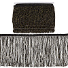 Polyester Tassel Lace Trim SRIB-WH0011-251A-01-1
