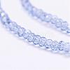 Transparent Glass Beads Strands EGLA-K010-A04-3