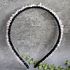 Natural Rose Quartz Hair Bands PW-WG1C09B-06-1