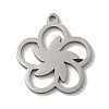 Non-Tarnish 201 Stainless Steel Pendants STAS-E206-05P-05-1