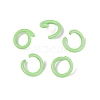 Spray Painted Iron Open Jump Rings IFIN-T017-04C-06-1