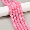 Dyed Natural White Jade Beads Strands G-G107-A28-01-2