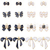 48Pcs 8 Styles Alloy Enamel Charms ENAM-SC0004-31-1
