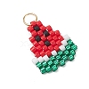 Glass Seed Beaded Pendants PALLOY-MZ00517-01-3