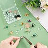 Unicraftale DIY Blank Dome Earring Making Kit DIY-UN0003-75-4