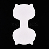 Folding Cat Shaped Paper Jewlery Display Cards for Necklaces CDIS-T004-24-3