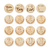 Basswood Milestone Cards WOOD-TA0001-41A-24