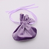 Velvet Jewelry Bags with Drawstring & Plastic Imitation Pearl TP-CJC0001-03H-2