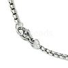 Stainless Steel Pendant Necklaces NJEW-L117-03A-P-3