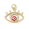 Brass Micro Pave Cubic Zirconia Pendants LS-KK-H255-02A-G03-1