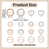 16Pcs Alloy Buckles AJEW-WH0007-72-2