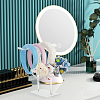 T-shaped Acrylic Headband Organizers ODIS-WH0001-37-7