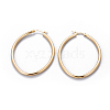 201 Stainless Steel Hoop Earrings EJEW-F219-10C-G-1