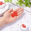 8/0 Baking Paint Glass Seed Beads SEED-US0001-04-3mm-5