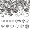 120PCS Tibetan Style Alloy Charms TIBEP-TA0001-31-10