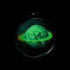 Galaxy Theme Luminous Glass Ball Pendants GLAA-D021-01P-10-4