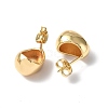 Brass Stud Earring Findings KK-B063-16G-3