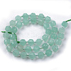 Natural Green Aventurine Beads Strands G-R482-08-8mm-2