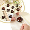 1-Hole Plastic Buttons BUTT-CA0001-34A-5