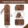 Cowhide Leather Labels AJEW-WH0386-0035-2