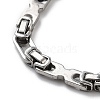 Anti-Tarnish 201 Stainless Steel Link Chain Necklace & Bracelets Set SJEW-G083-05P-2