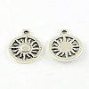Sun Tibetan Style Alloy Pendants TIBEP-S295-54AS-RS-1