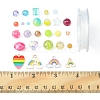 DIY Rainbow Color Pride Bracelet Making Kit OACR-FS0004-20-6