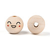 Printed Schima Wood Beads WOOD-T033-02B-2
