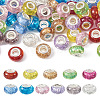 66Pcs 11 Colors Rondelle Resin European Beads RPDL-TA0001-03-2
